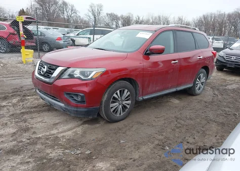 2017 Nissan Pathfinder S из США, поврежденный, VIN 5N1DR2MN6HC687869